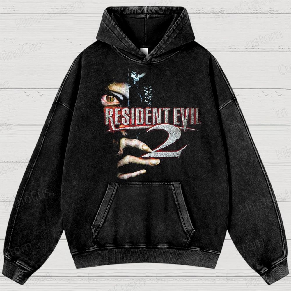 Vintage Video Game Washed Hoodies 