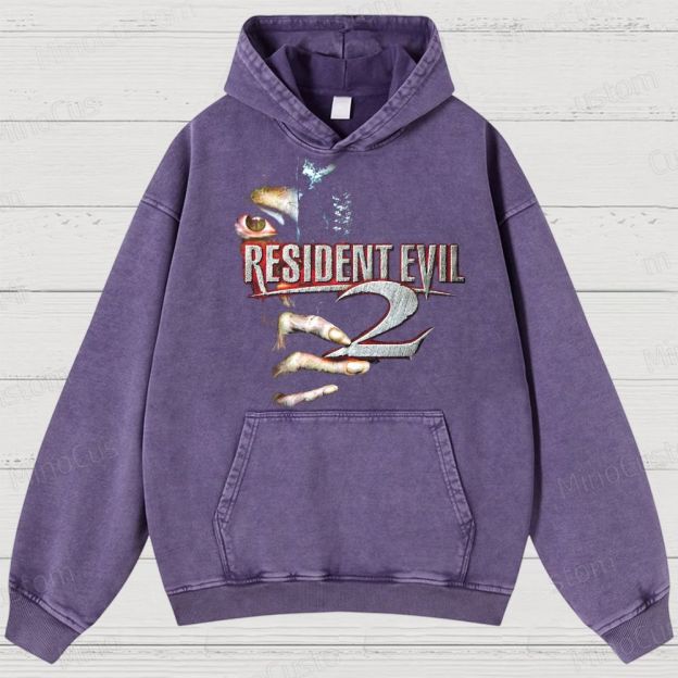 Vintage Video Game Washed Hoodies 