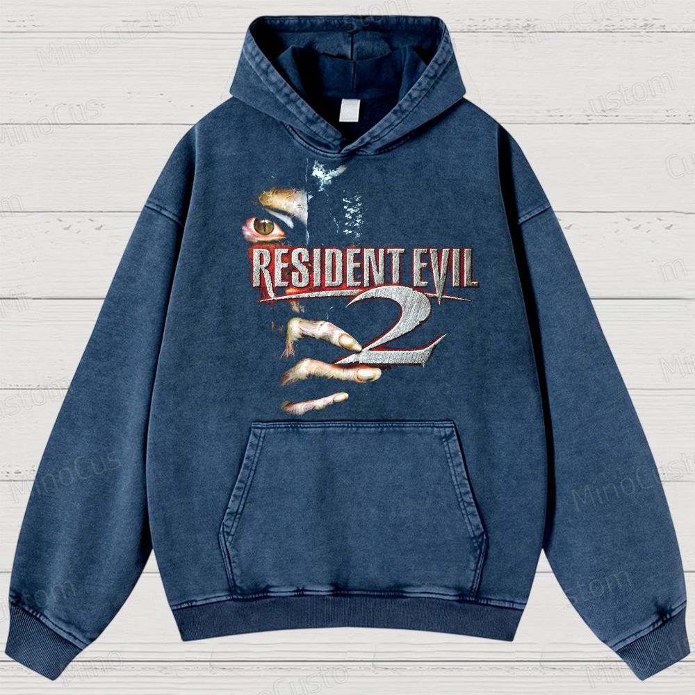 Vintage Video Game Washed Hoodies 