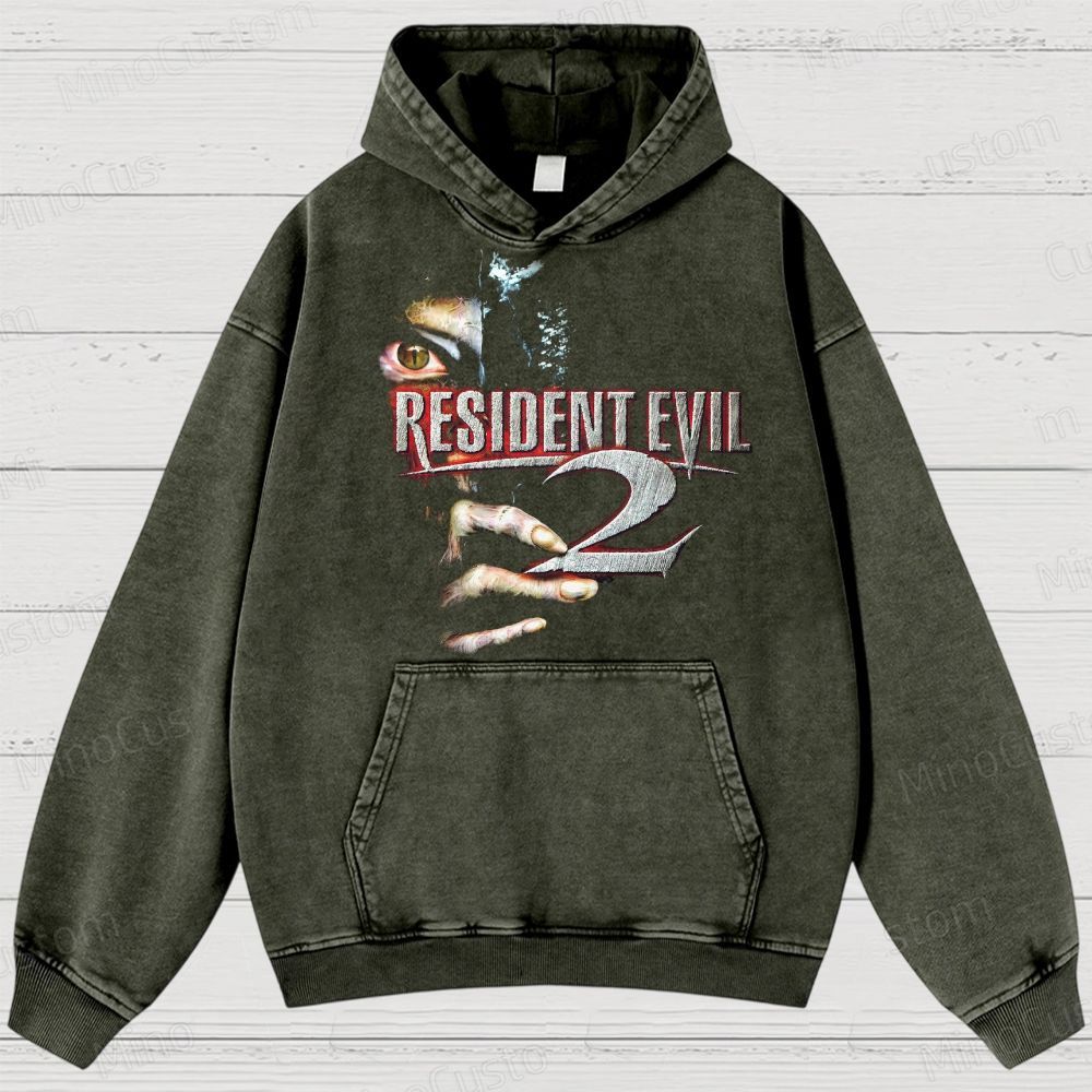 Vintage Video Game Washed Hoodies