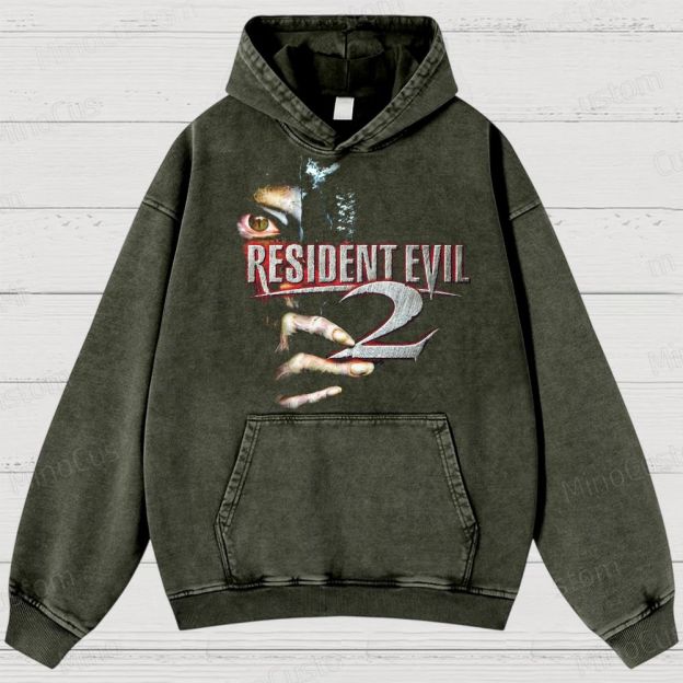 Vintage Video Game Washed Hoodies 