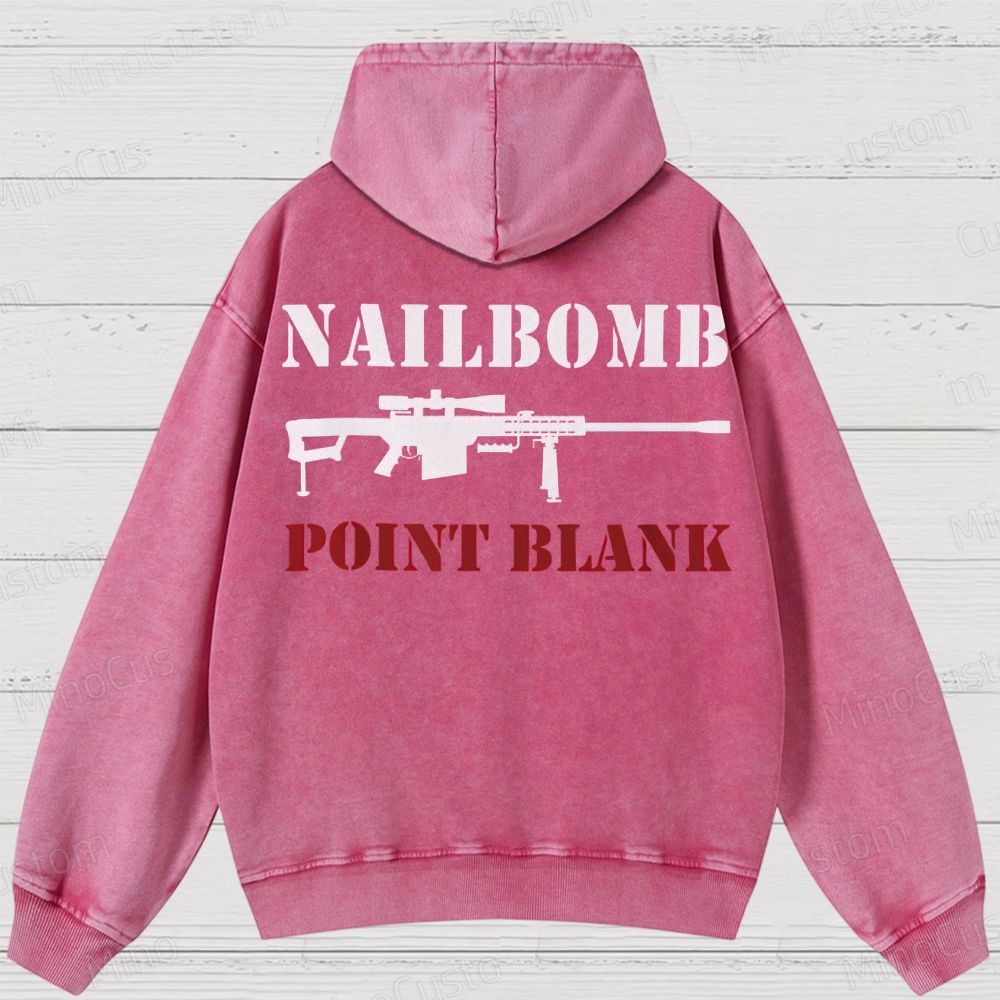 NAILBOMB - "Klan Hunter" Premium Washed Hoodies 