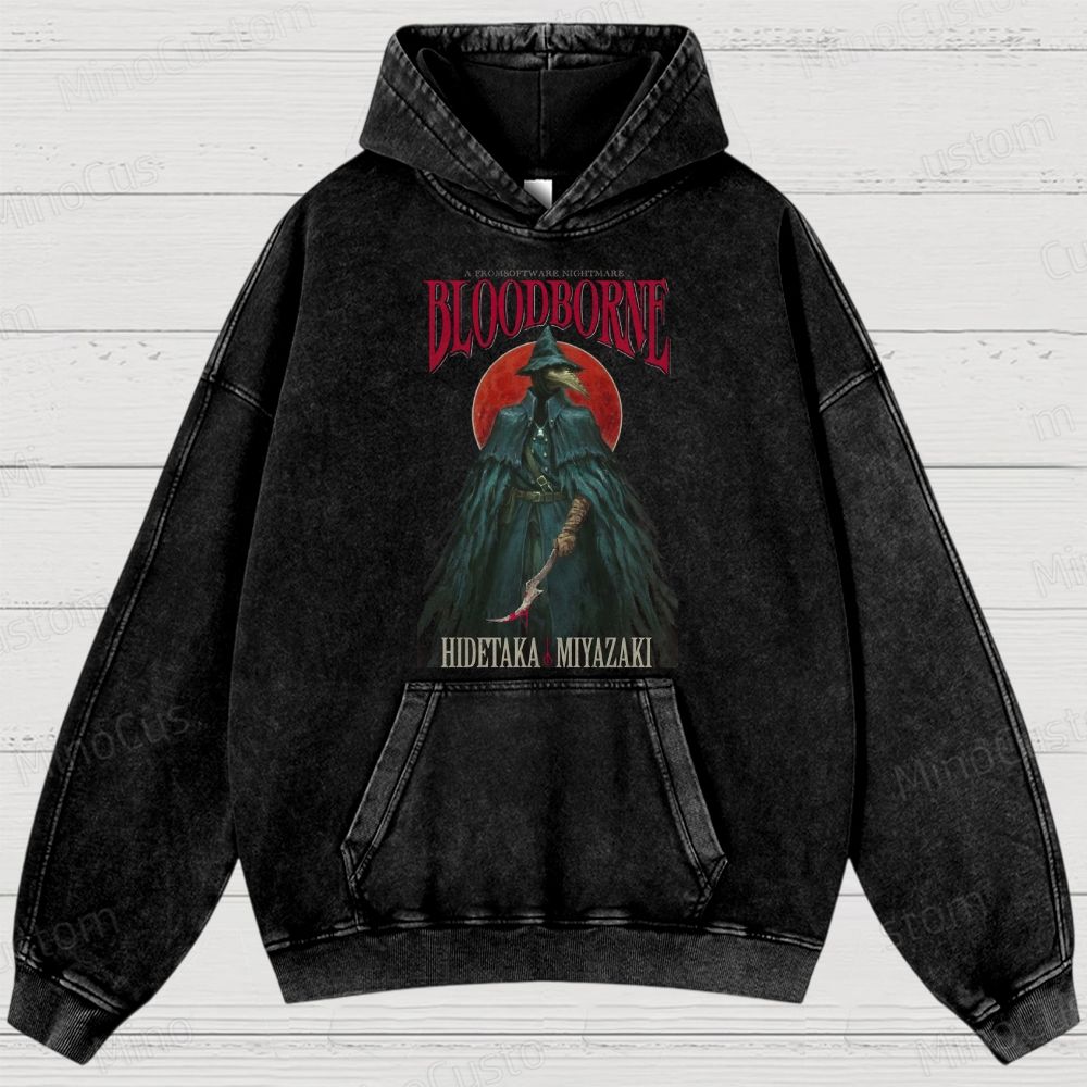 Bloodborne Washed Hoodies