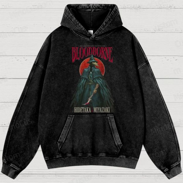 Bloodborne Washed Hoodies