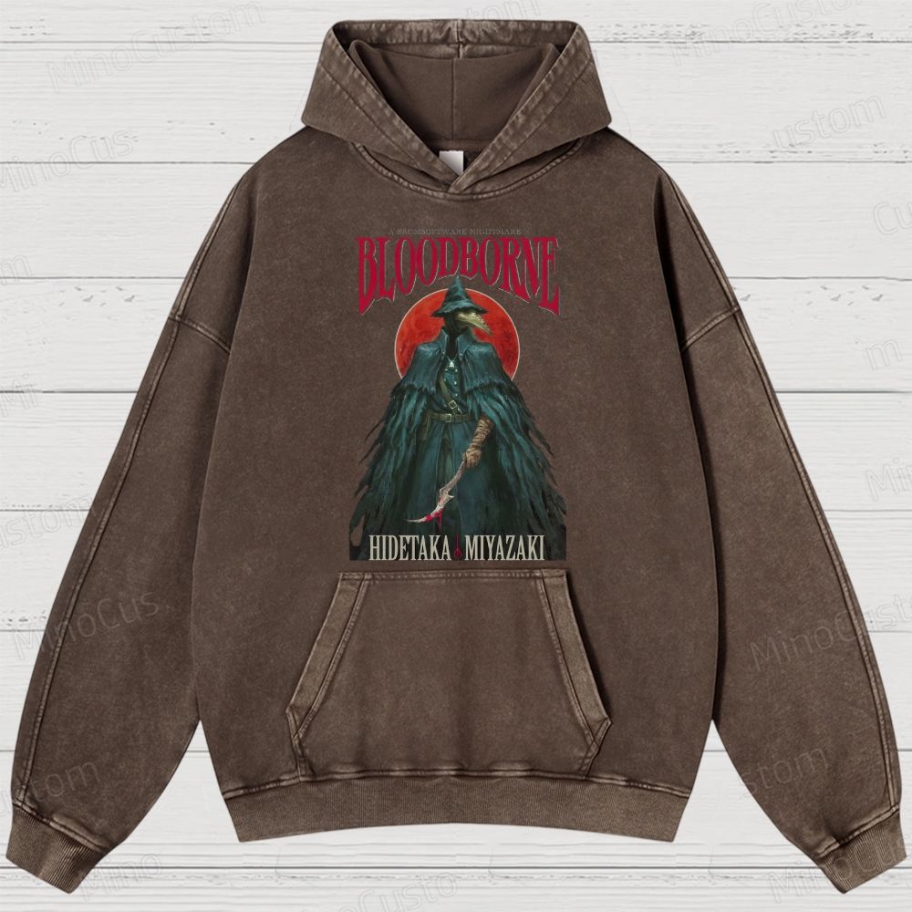Bloodborne Washed Hoodies