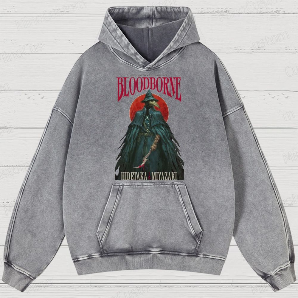 Bloodborne Washed Hoodies