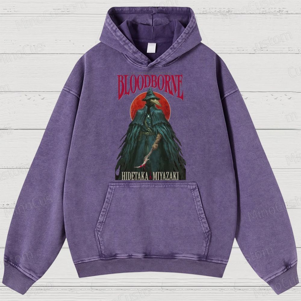 Bloodborne Washed Hoodies