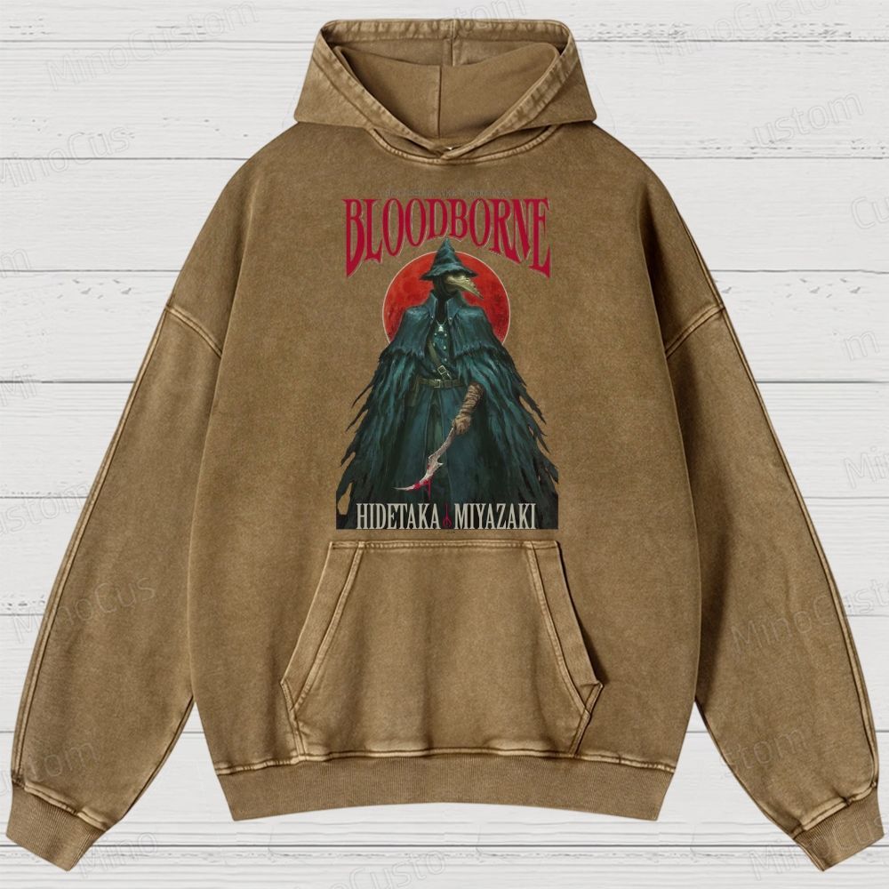 Bloodborne Washed Hoodies