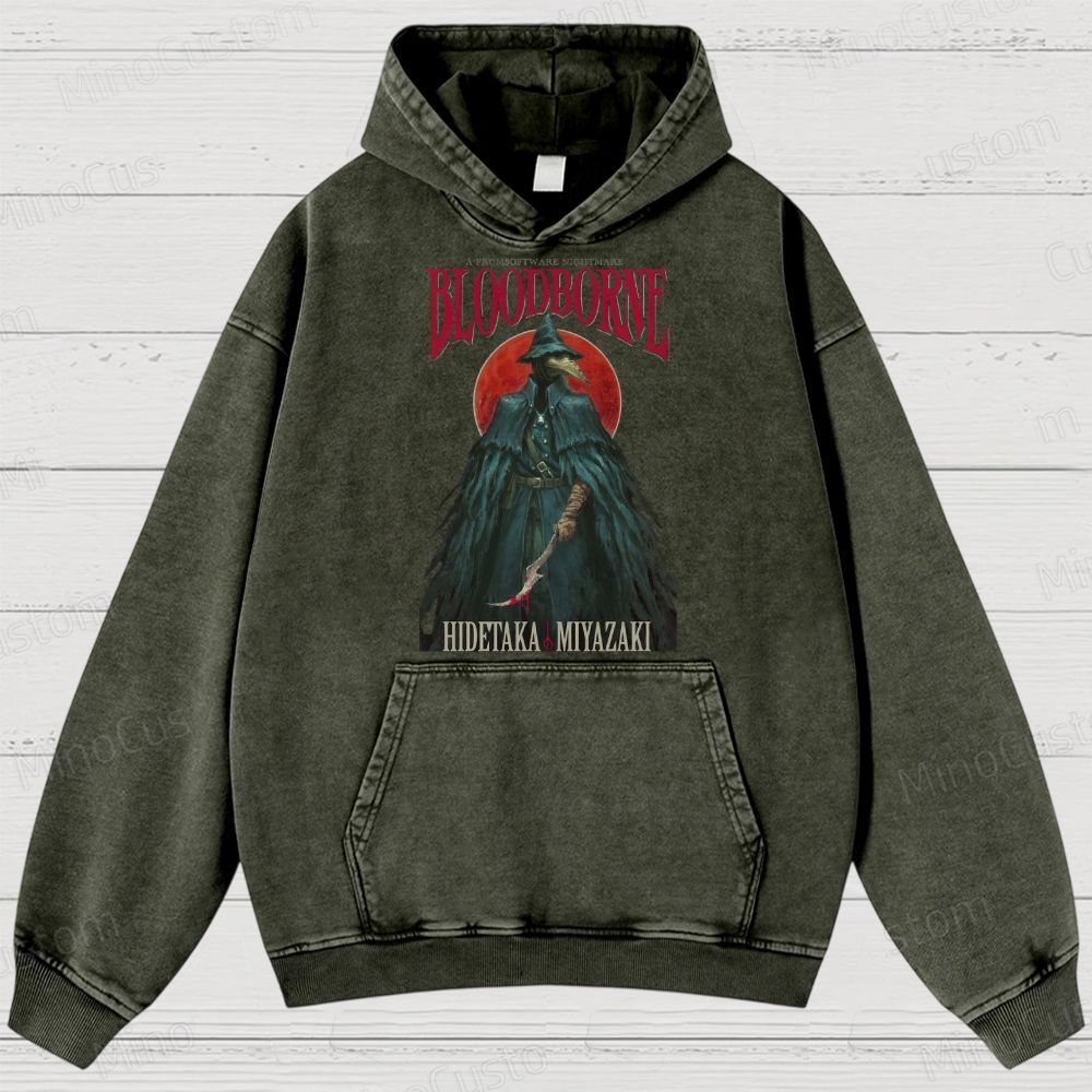 Bloodborne Washed Hoodies