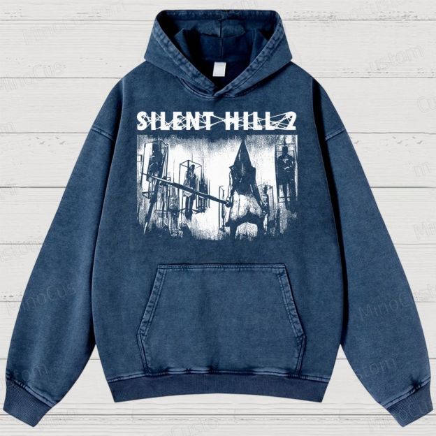 Pyramid Head Washed Hoodies 