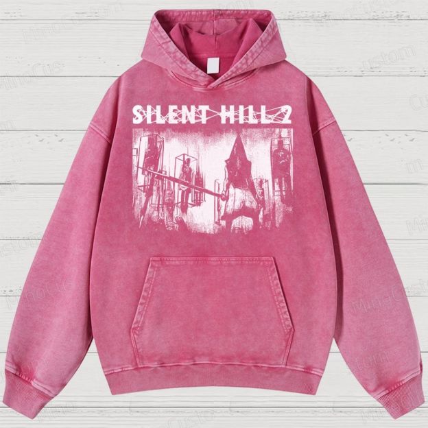 Pyramid Head Washed Hoodies 