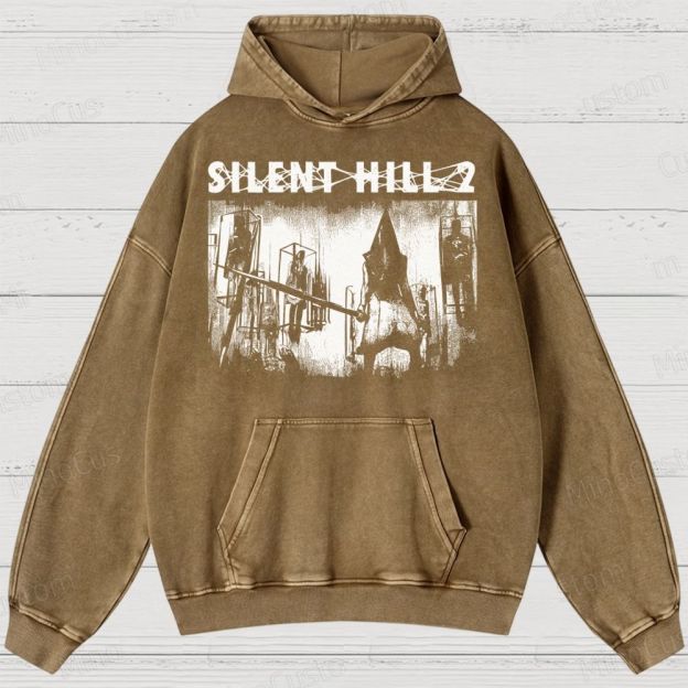 Pyramid Head Washed Hoodies 