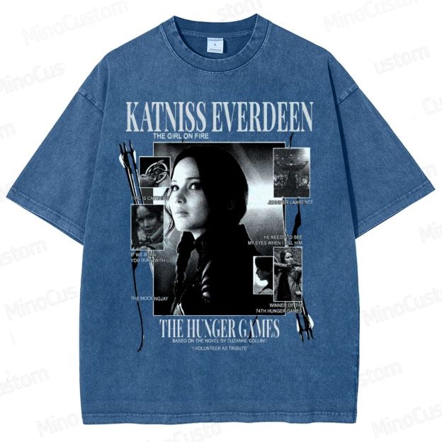 Katniss Everdeen “Girl on Fire” Washed T-Shirt 