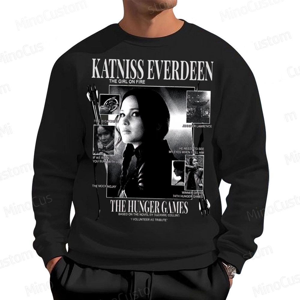 Katniss Everdeen “Girl on Fire” Cotton Sweatshirts 
