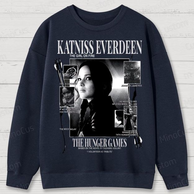 Katniss Everdeen “Girl on Fire” Cotton Sweatshirts 