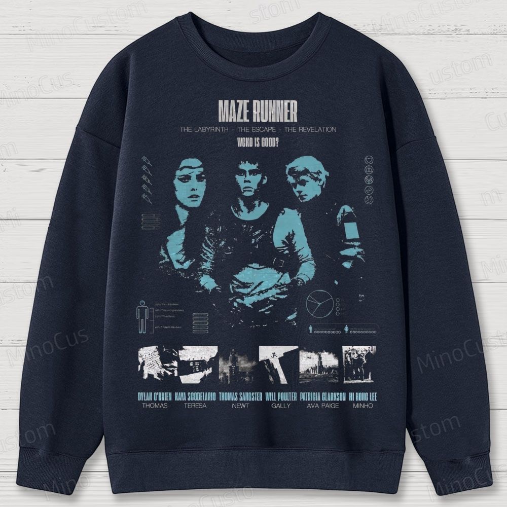 “Who Is Good?” Dystopian Movie Cotton Sweatshirts 