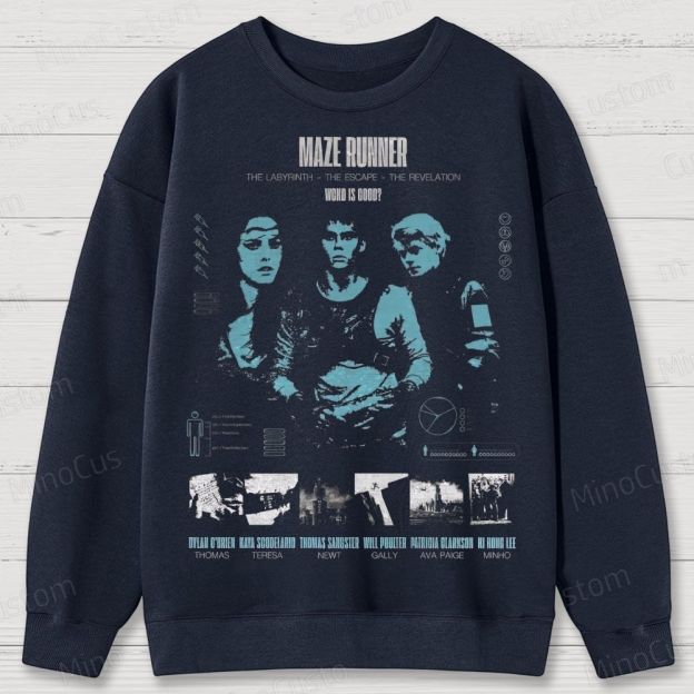 “Who Is Good?” Dystopian Movie Cotton Sweatshirts 