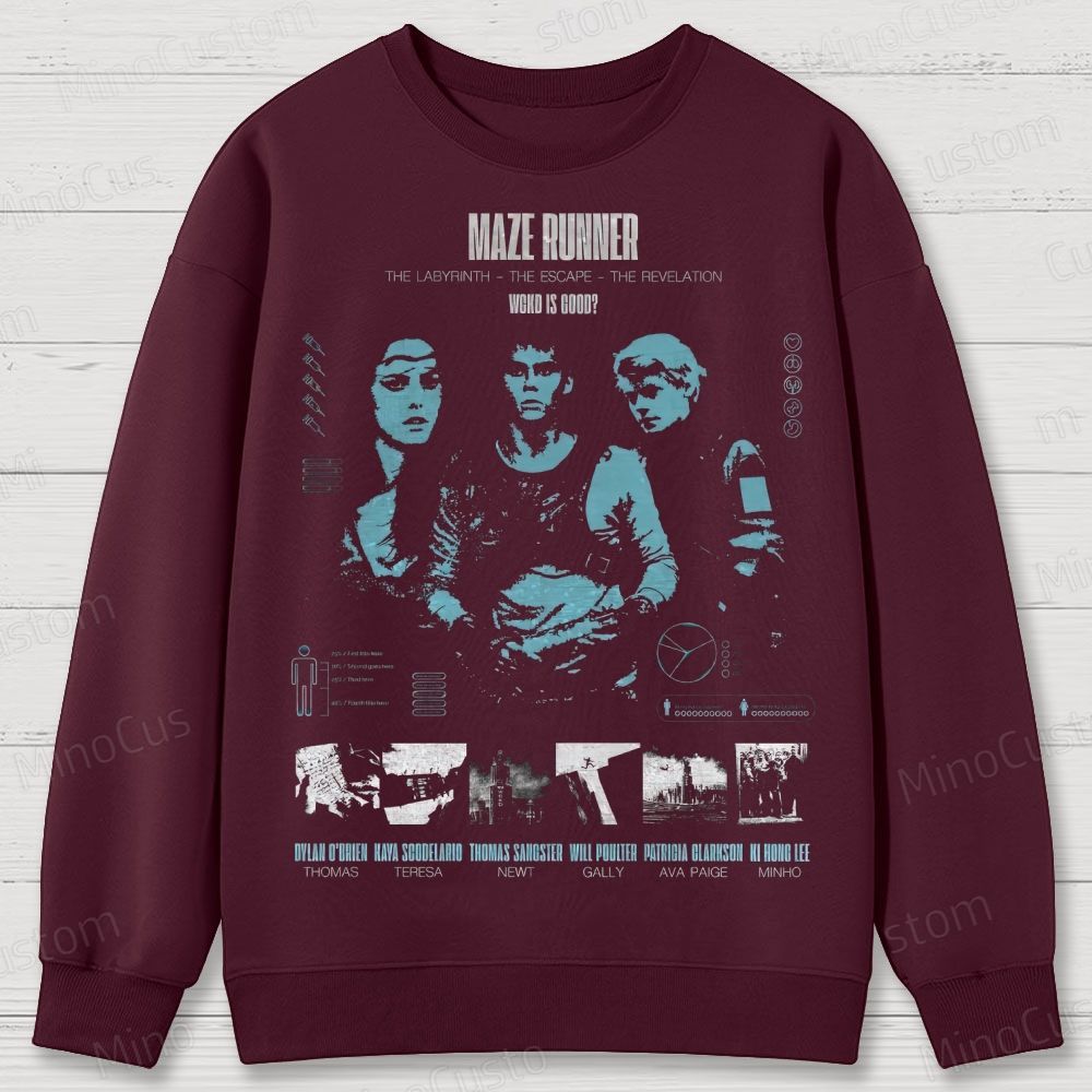 “Who Is Good?” Dystopian Movie Cotton Sweatshirts 