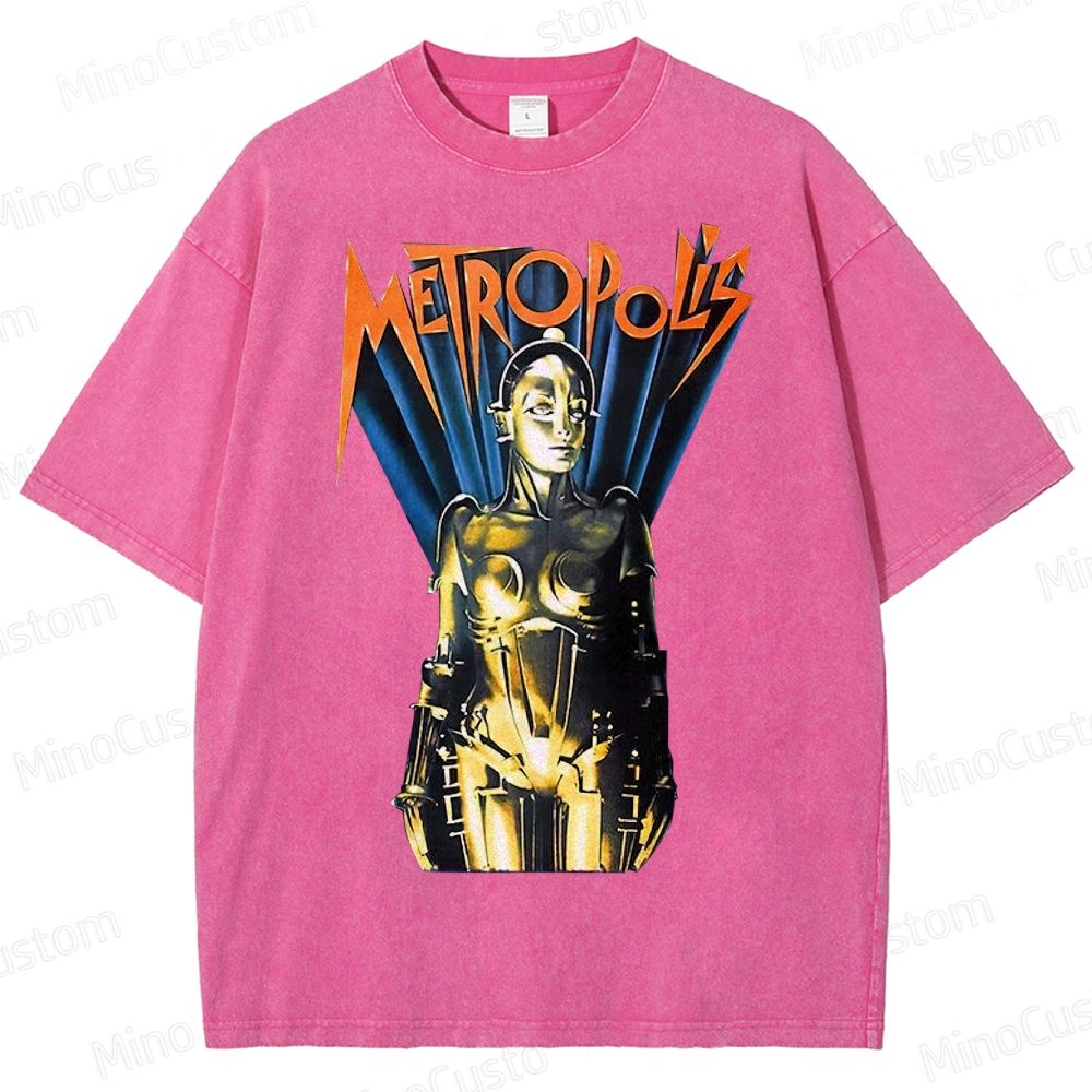 Metropolis Maschinenmensch Poster Washed T-Shirt 