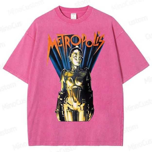 Metropolis Maschinenmensch Poster Washed T-Shirt 