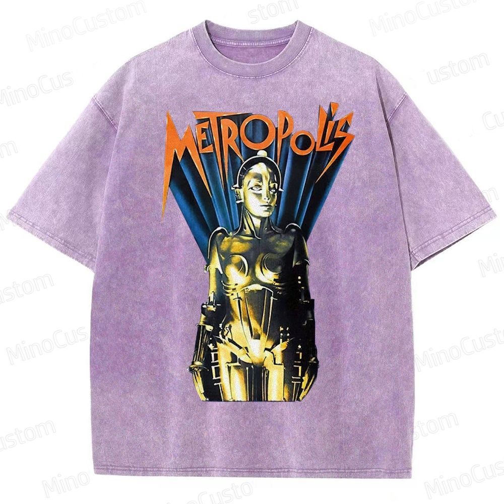 Metropolis Maschinenmensch Poster Washed T-Shirt 
