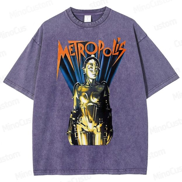 Metropolis Maschinenmensch Poster Washed T-Shirt 