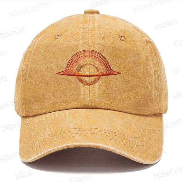 Black Hole Vintage Casual Washed Cap