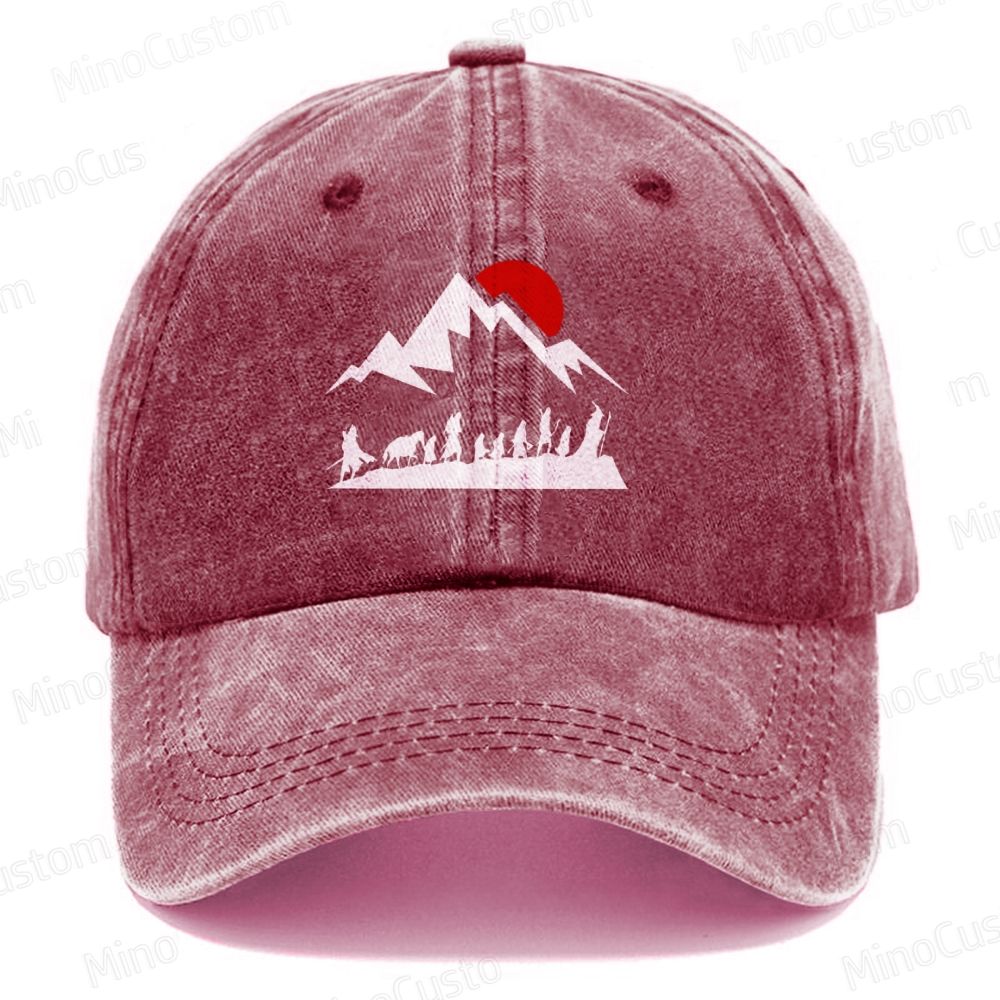 JRR Tolkien Vintage Distressed Casual Washed Cap 
