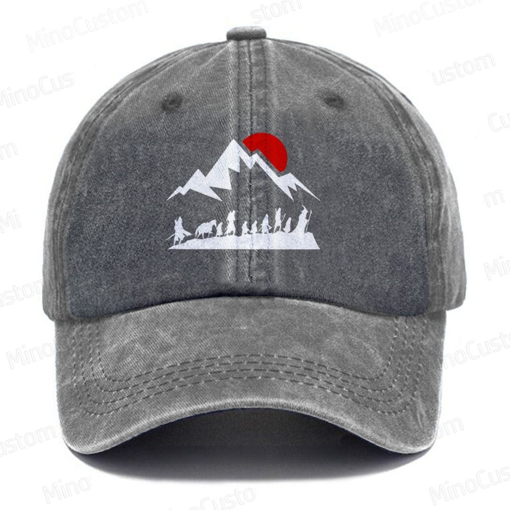 JRR Tolkien Vintage Distressed Casual Washed Cap 