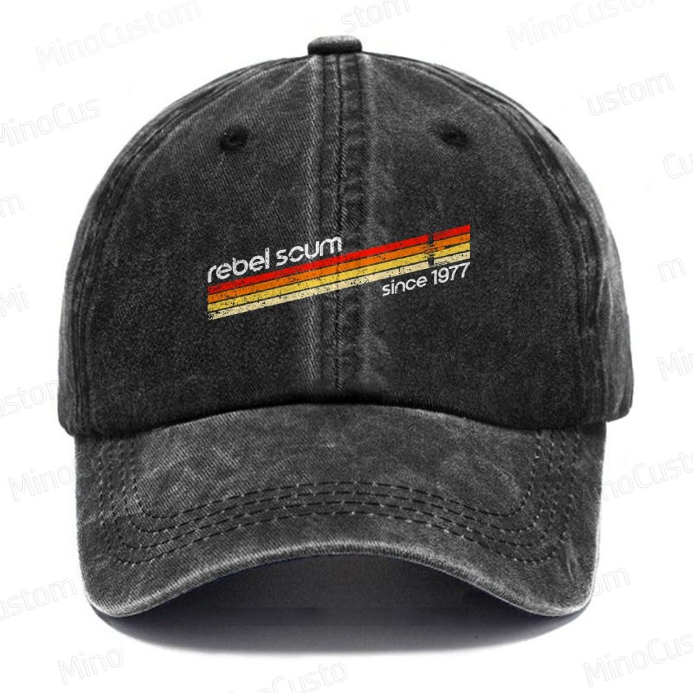 Rebel Scum 1977 Casual Washed Cap 