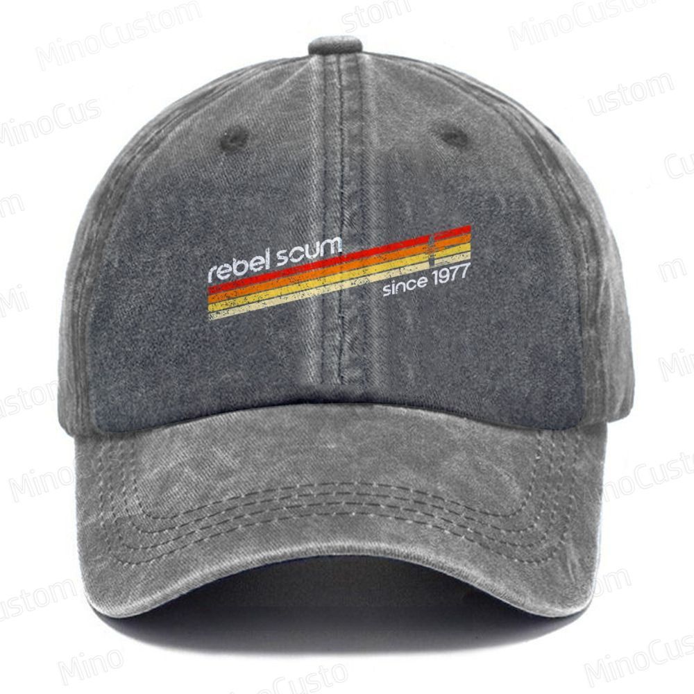Rebel Scum 1977 Casual Washed Cap 