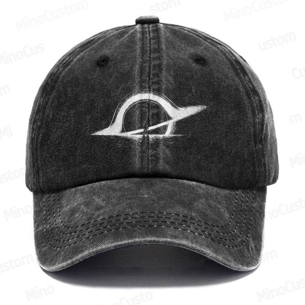 Cosmic Black Hole Washed Cap 