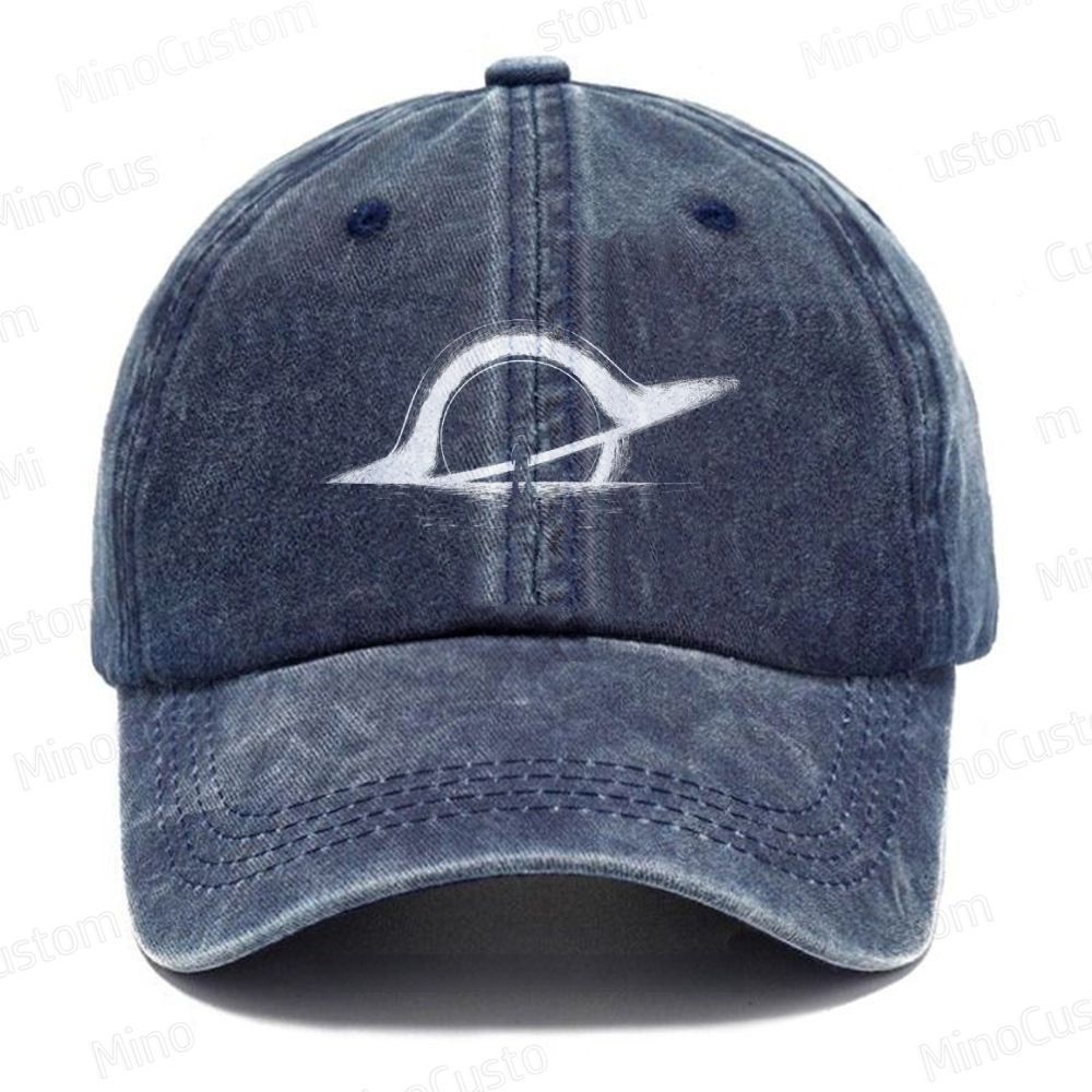 Cosmic Black Hole Washed Cap 