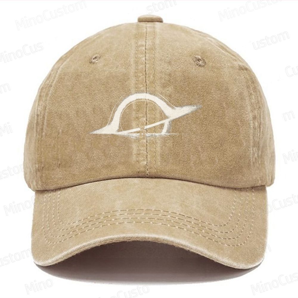 Cosmic Black Hole Washed Cap 