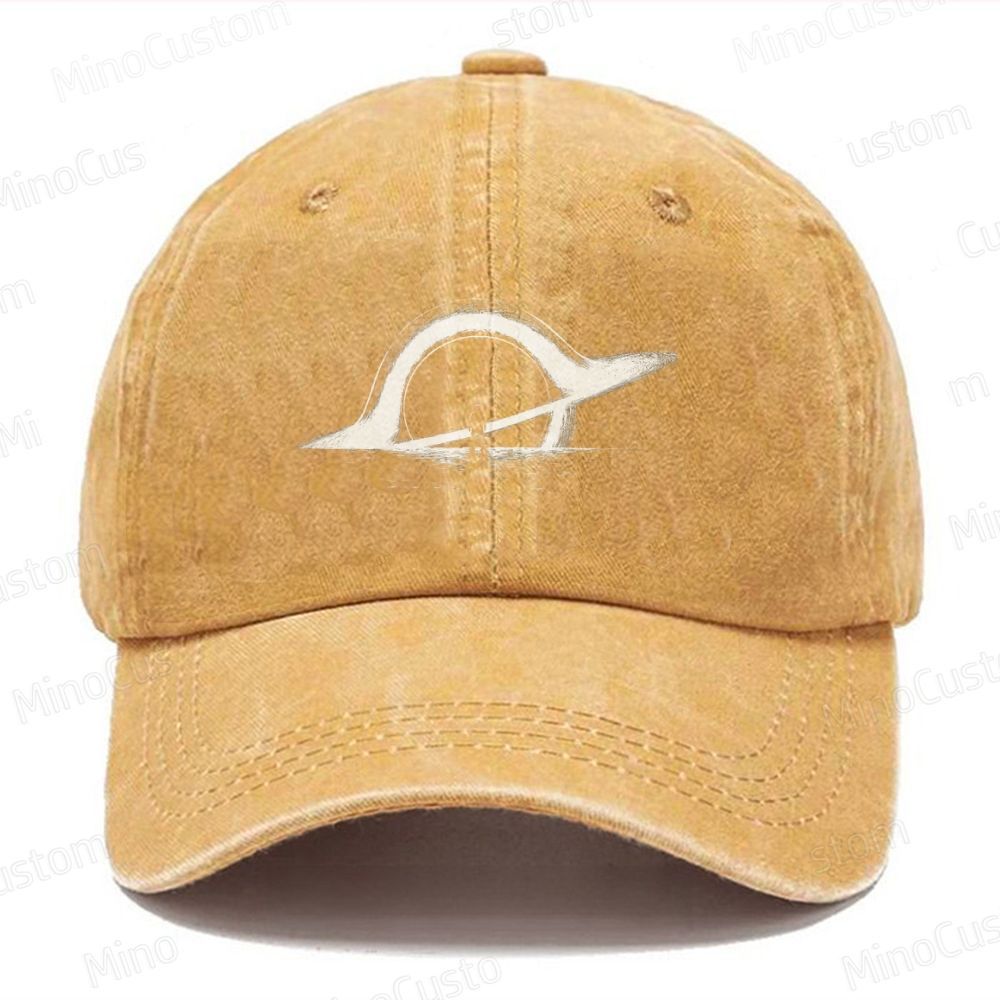 Cosmic Black Hole Washed Cap 