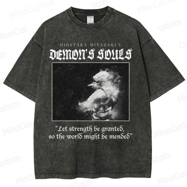 Demon's Souls Soulsborne Washed T-Shirt 
