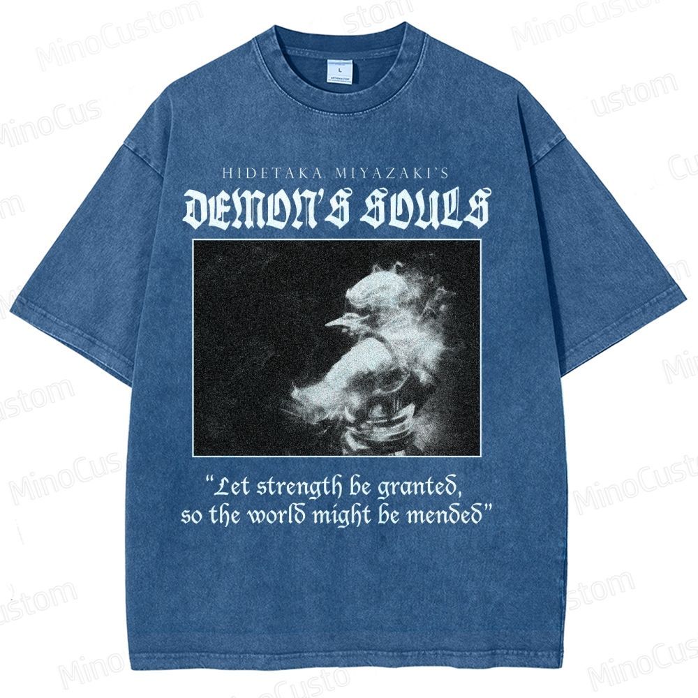 Demon's Souls Soulsborne Washed T-Shirt 