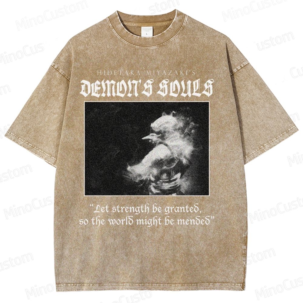 Demon's Souls Soulsborne Washed T-Shirt 
