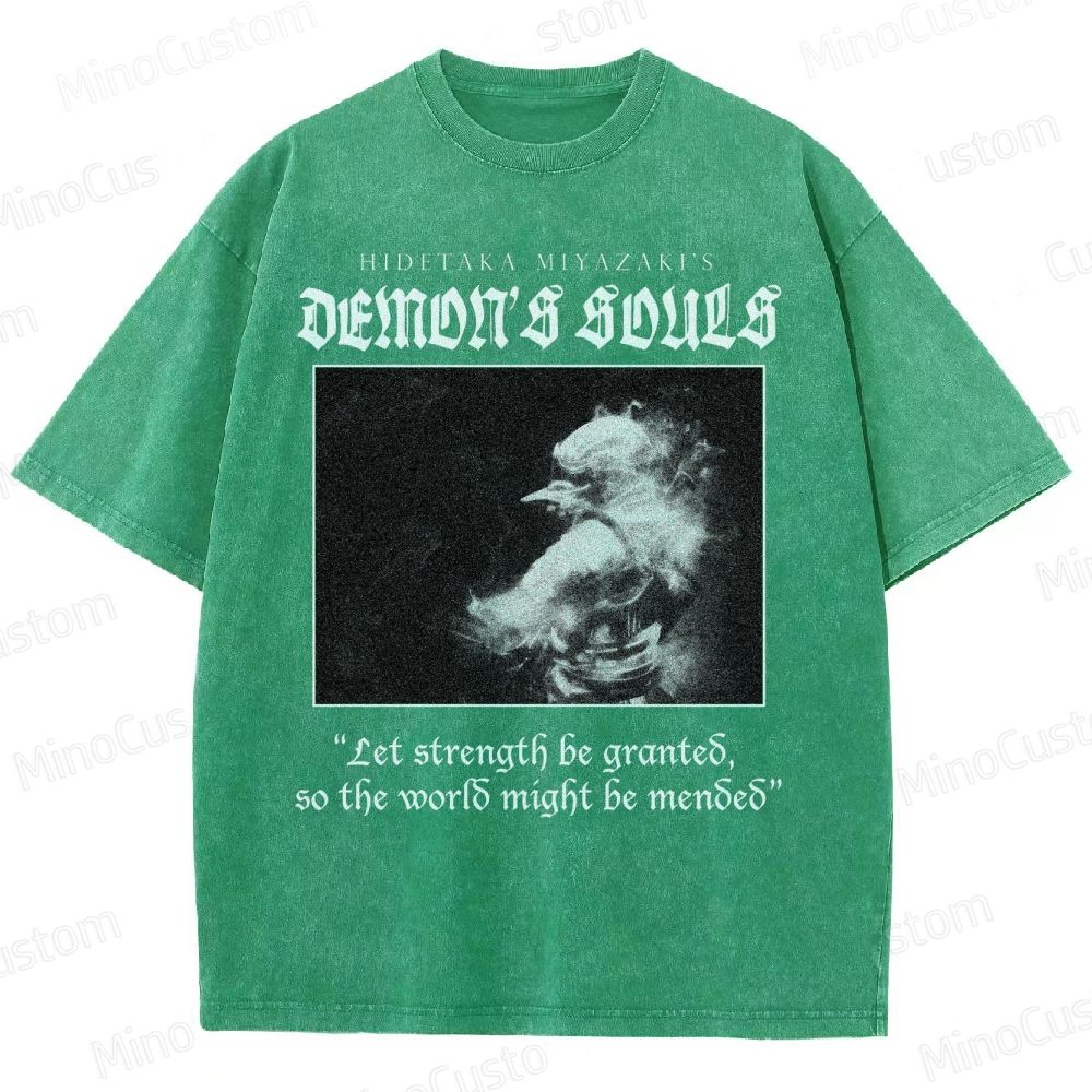 Demon's Souls Soulsborne Washed T-Shirt 