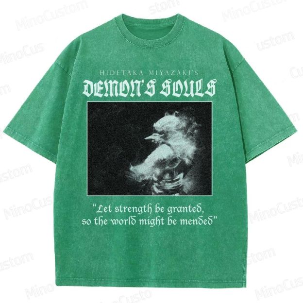 Demon's Souls Soulsborne Washed T-Shirt 