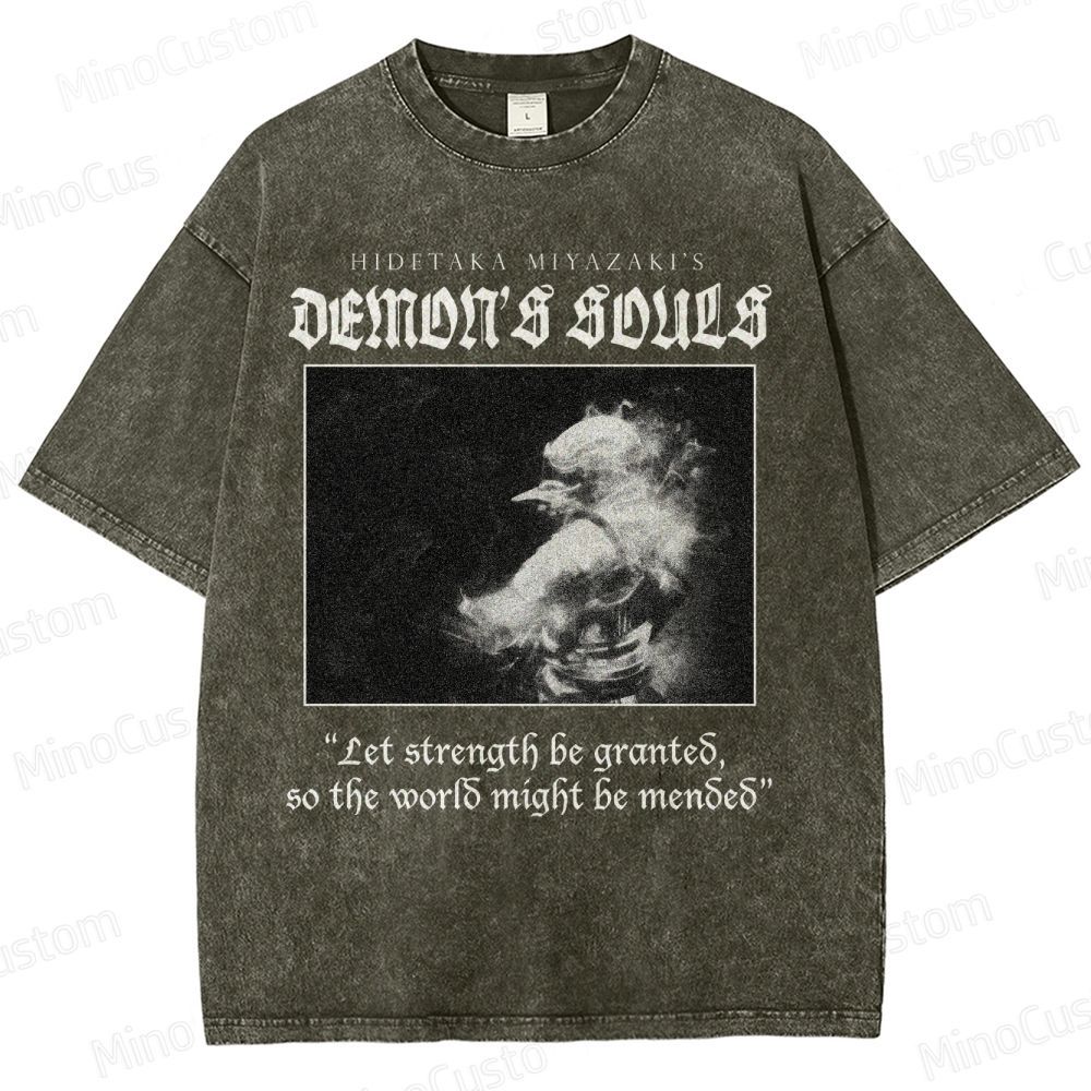 Demon's Souls Soulsborne Washed T-Shirt 