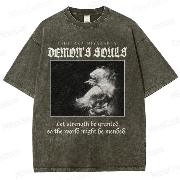 Demon's Souls Soulsborne Washed T-Shirt 