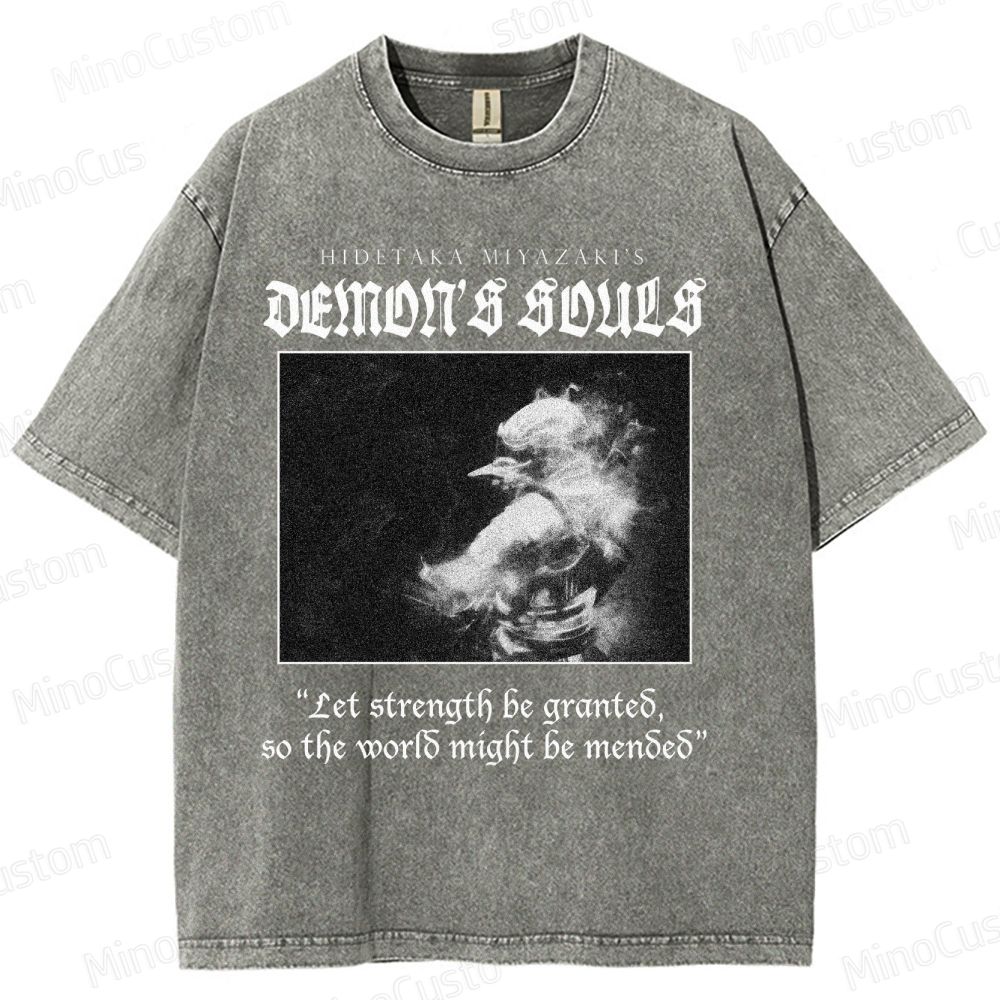 Demon's Souls Soulsborne Washed T-Shirt 