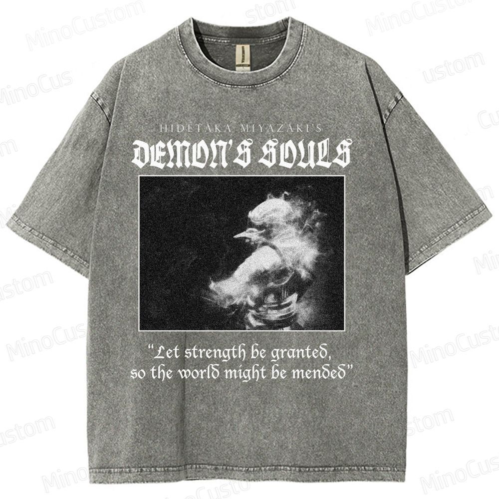 Demon's Souls Soulsborne Washed T-Shirt
