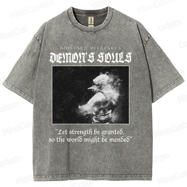Demon's Souls Soulsborne Washed T-Shirt 