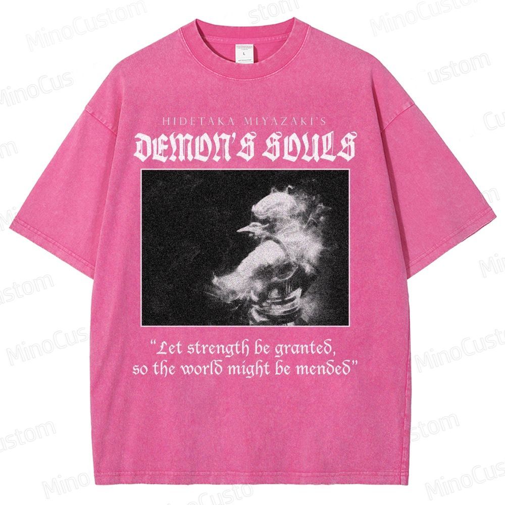 Demon's Souls Soulsborne Washed T-Shirt 