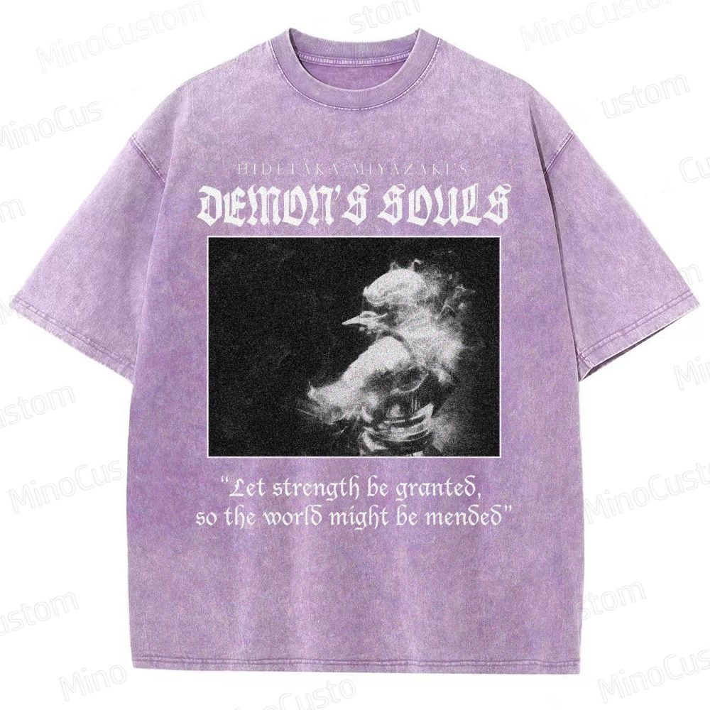 Demon's Souls Soulsborne Washed T-Shirt 