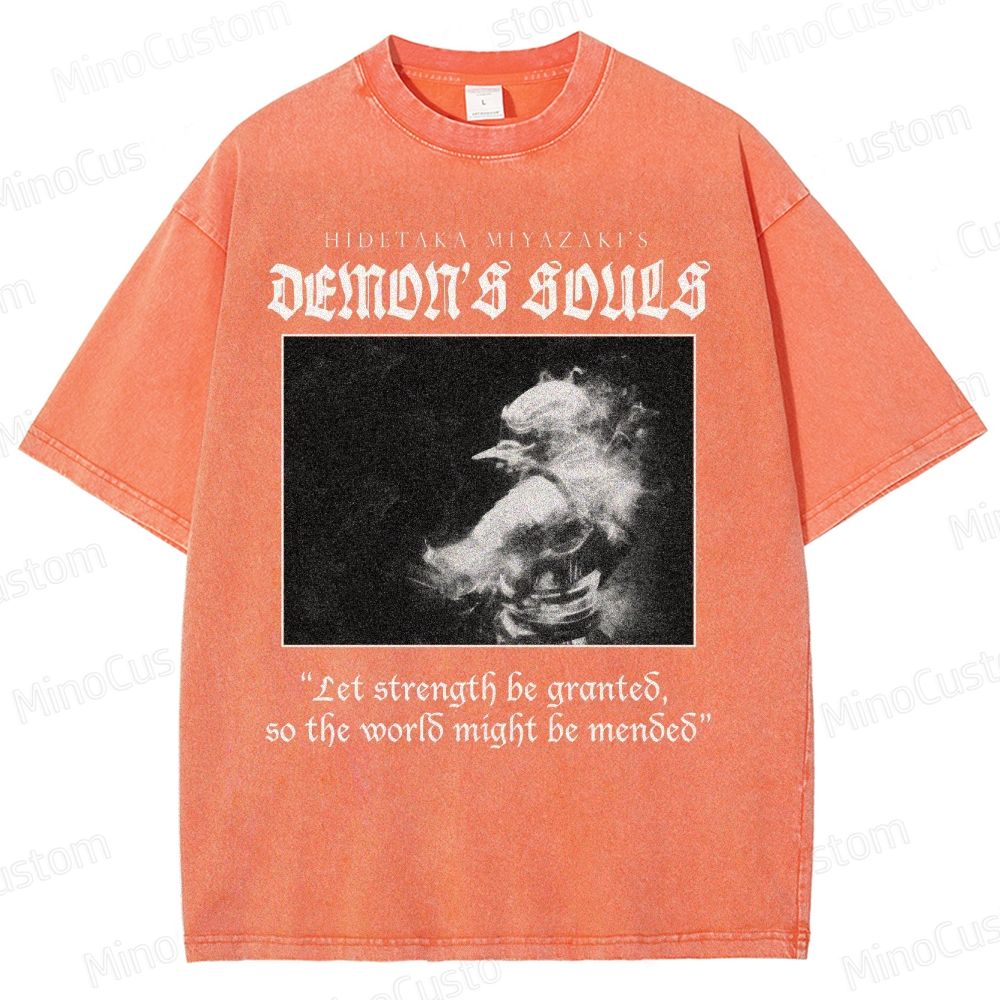 Demon's Souls Soulsborne Washed T-Shirt 