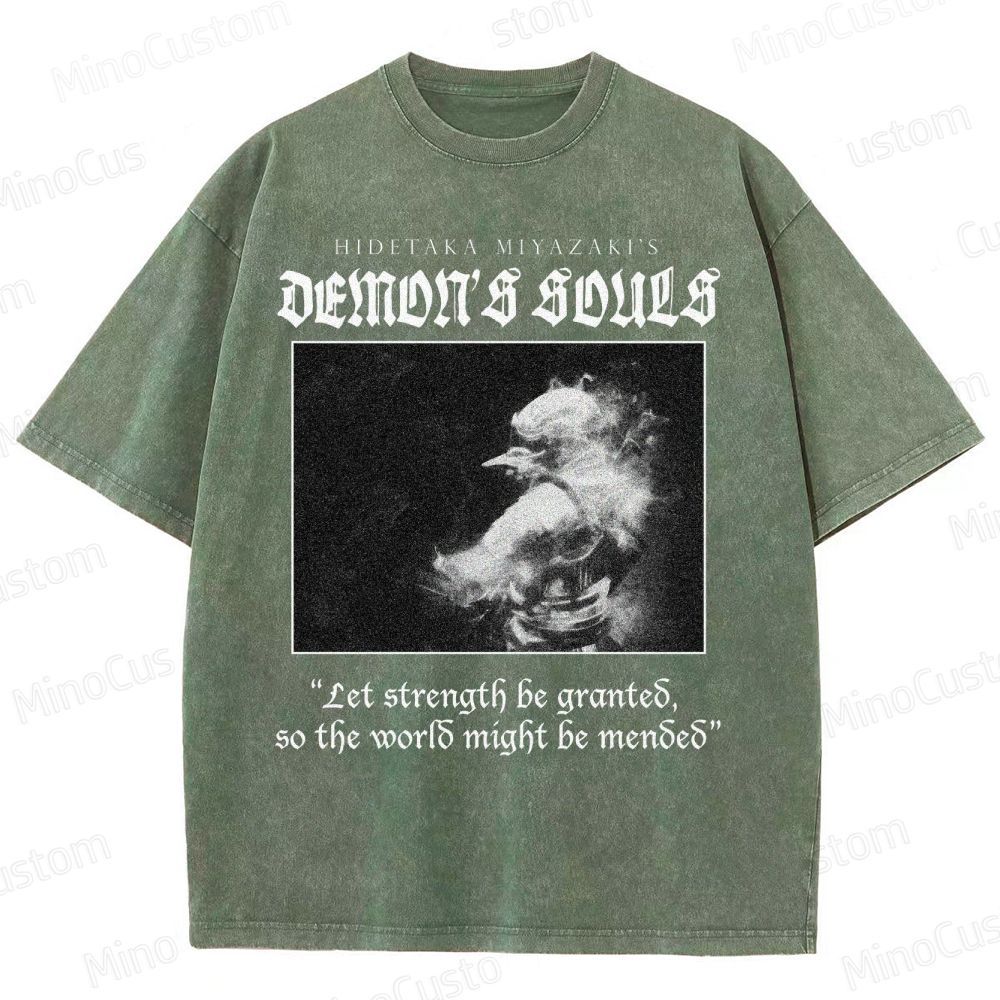 Demon's Souls Soulsborne Washed T-Shirt 