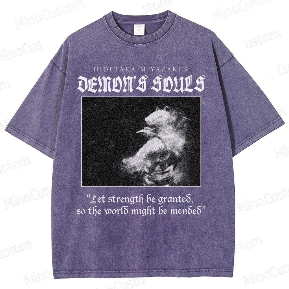 Demon's Souls Soulsborne Washed T-Shirt 